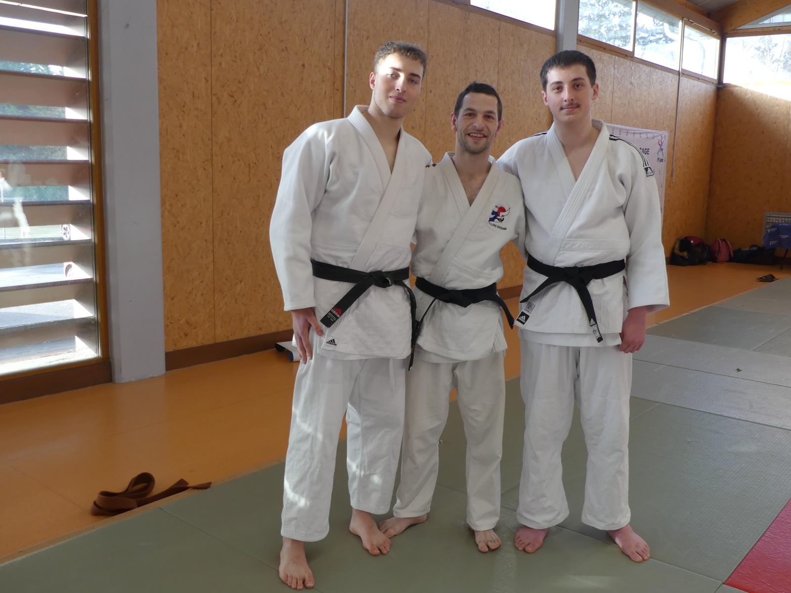 Trois nouvelles ceintures noires au club